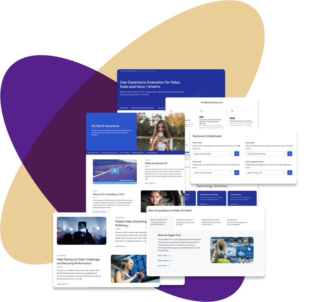 Content management and UI design